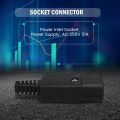 Black IEC-320 C14 Male Plug AC Power Inlet Socket Connector 250V 10A. 