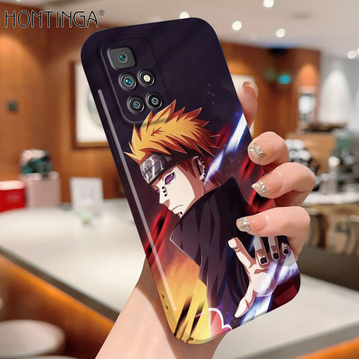 Hontinga for Redmi 10 Back Cover Cool Uzumaki Naruto All-inclusive Film Hard Phone Case Camera Protection Mobile Cover