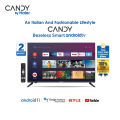 Candy by Haier 40 Android Smart LED TV (C40K6FG) with Free Bongo Subscription. 