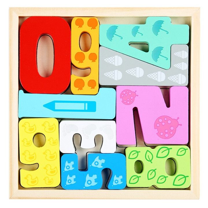 Montessori Wooden 3D Puzzle Jigsaw Children Early Educational Toys ...