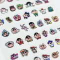 Crayon Shin-Chan Cute Cartoon Nohara Shiro Sato Masao Sticker Kawaii Periphery Adorkable Hand Account Phone Case Decorate Gift. 