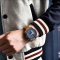 1pc BY BENYAR Watch For Men Chronograph Men's Watch Analog Quartz Movement Stylish Sports Designer Wrist Watch 1181.1inch Waterproof Elegant Father's Day Gift. 