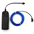 1/2/3/5/10M EL Wire DIY Flexible Neon Light Glow Rope Tape Cable LED String Light For Party Dance Car Decoration. 