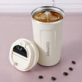 Coffee Mug Cups With Temperature Display LED Temperature Coffee Mug Vacuum Flask Intelligent Digital Thermal Cup. 