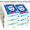 (FS) 6 Packs nice Paper Napkin Tissue (100 Pcs x 1 Ply/Pack), S2.