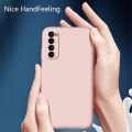 Tokifu OPPO Reno 4 Pro 4G Casing The New Liquid Silicone Phone Case All-inclusive Shockproof Back Cover.