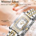 REWARD Simple Watches for Women SEIKO PC21 Fashion Dress Wristwatches for Female Stainless Steel Business Wrist Watches.