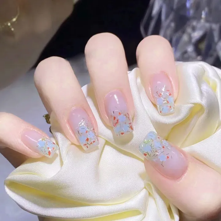 24Pcs/Set%20Short%20Nails%20French%20Contracted%20Artistic%20Line%20Nail%20Arts%20Manicure%20False%20Nails%20with%20Design%20Press%20on%20Nail%20Extension%20-%20Image%204