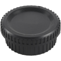 3X Black Plastic Camera Cover + Rear Lens Cap for Nikon Digital SLR. 