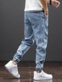 Spring Black Blue Cargo Jeans Men Streetwear Denim Jogger Pants Men Baggy Harem Jean Trousers Plus Size 6XL 7XL 8XL.