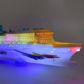 Ocean Liner Cruise S Electric Boat Toy Marine Toys Flashing LED Lights Sounds Kids Child X Gift Changes Directions. 