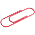 Super Paper Clips Vinyl Coated, 90 Pack 4 Inch Assorted Color Jumbo Paper Clip Holder, (10 cm).