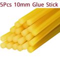 5Pcs - 10mm Hot Melt BIG Glue Machine Glue Sticks 10mm Diameter 280mm 11 Inch Length Transparent Rubber Strip Big Size Adhesive Glue Machine 10mm Glue Stick. 