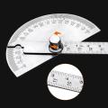 180 Degree Protractor Metal Angle Finder Goniometer Angle Ruler Stainless Steel Woodworking Tools Rotary Measuring Ruler 100cm. 