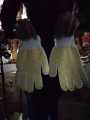 Hand gloves for gardening (High Quality Heavy Weight PVC-Dotted) - Gardening Tools. 