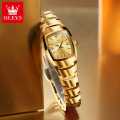 Olevs 7006 model ladies watch luxury fashion exclusive design ceramic strap waterproof imported quartz movement wrist-watche for women with box. 