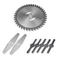 HOT-Grass Trimmer Blade Heads Electric Cordless Grass Trimmer Replacements Lawn Mower Brush Cutter Blades Garden Tool. 