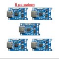 5pcs TP4056 Type-C USB 5V 1A 18650 Lithium Battery Charger Module with Dual Protection Functions - Charger Modules with Dual Protection. 