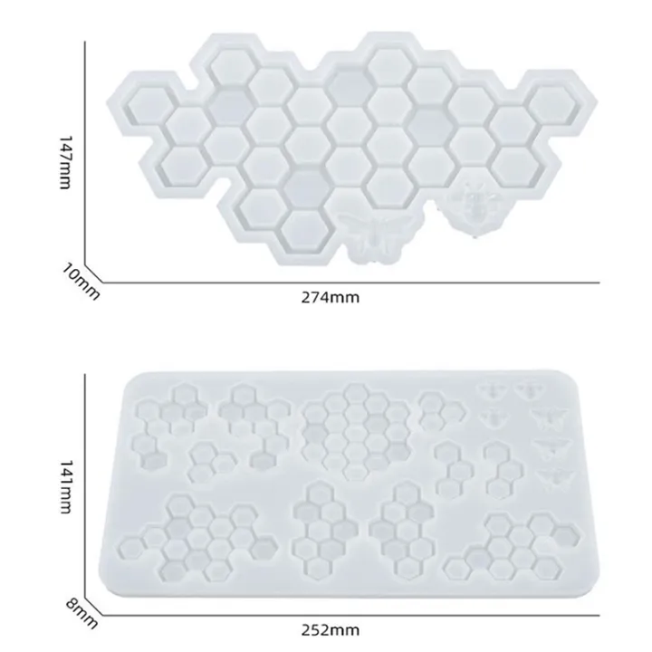 Bee%20Honeycomb%20Shape%20Keychain%20Silicone%20Mold%20DIY%20Honeycomb%20Keychain%20Resin%20Mold%20-%20Image%203