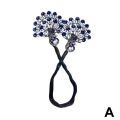 Peacock Rhinestone Hair Bun Maker Colourful Fashion Lazy Hair Curler Elegant U Shape Twister Curler Women Hair Accessories Headband Roller Hair Curler Donut Bun Maker Lazy Hairpin Hair Bow Twisted Korean Style Accessories Tool Women's Style.