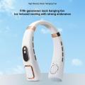 Portable Hanging neck fan 4000 mAh Battery below 40 dB Rechargeable Outdoor home Camping mini fan brushless motor Neckband Fan.