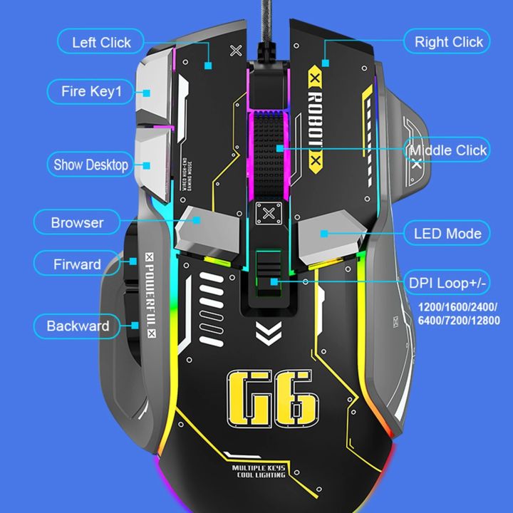 G6%20Gaming%20Mouse%2012-Key%20Mechanical%20Mouse%2012800DPI%20Ergonomic%20Wired%20Mosue%2010-key%20Macro%20Programmable%2013%20RGB%20Lighting%20Modes%20Mice%20-%20Image%203