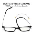 Xin titanium reading glasses men TR90 anti-blue light computer spectacles square-frame presbyopic glasses 100- 400.