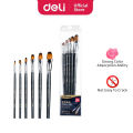 DELI 73894 NUEVO FLAT BRUSH SET 6'S.