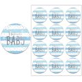 Welcome Baby Boy Stickers Labels Cute Little One Elephant Decor Stickers Welcome New Born Gender Reveal Baby Shower Decor. 