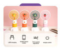 New USB Cartoon Fruit Mini Handheld Small Fan for Kids Portable Silent Student Desktop Holding Fan-Best Rate. 