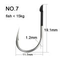 High Carbon Accessories Lure Hooks Barbed Fishing Hooks Carp Hooks Big Fish Hooks Fishing Hooks Set.