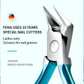 Toenail cutter opening non-slip long handle 1 piece professional toenail cutter for thick ingrown nails wide trimmer.