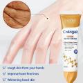 Collagen Anti-wrinkle Hand Cream Anti Crack Drying Repair Serum Fade Fine Lines Exfoliating Whiten Moisturizing Korean Skin Care. 