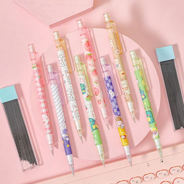 Movable%20Pencil%200.5mm%20Mechanical%20Pencil%20Peach%20Astronaut%20Automatic%20Pencils%20Cute%20Animals%20Press%20Pen%20Student%20-%20Image%205