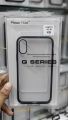For Apple iPhone XS - Luxury Premium Quality Antibacterial Q Series Clear Glass Case Cover. 