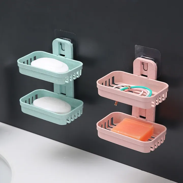 soap%20holder%20organizer%20lagayan%20ng%20sabon%20pang%20ligo%20soap%20organizer%20Double%20No%20Punching%20Soap%20Box%20wiht%20Seamless%20Sticker%20Drain%20Soap%20Holder%20Box%20Sponge%20Storage%20Rack%20for%20Bathroom%20Kitchen%20Accessories%20-%20Image%206