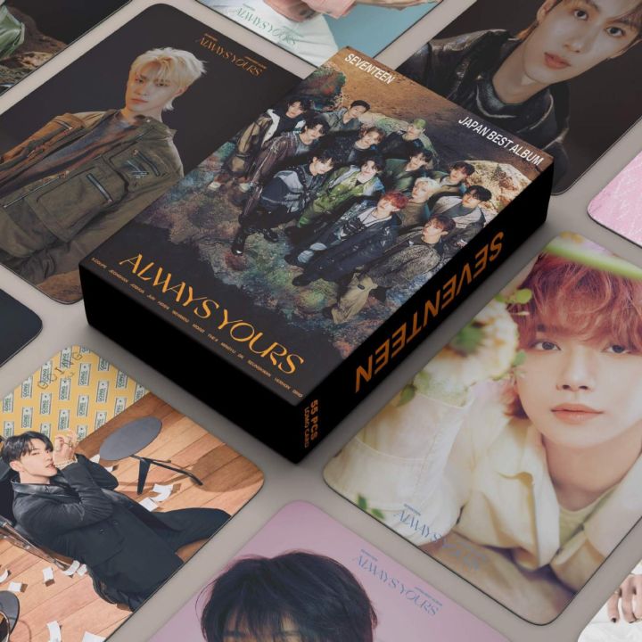 55 SEVENTEEN cards in stock ALWAYS YOURS LOMO card THE8 JUN homemade Random card
