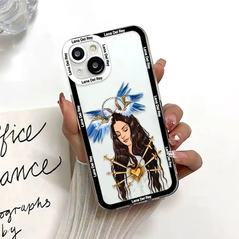 Lana Del Rey Lust for Life Phone Case For iPhone 15 14 13 12 11 happyPro  Max Mini X XR XSMAX SE20 8 7 6 6S Plus Transparent TPU Cover | Daraz.com.bd