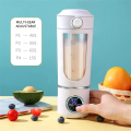 Portable Blender Blender for Shakes Smoothies 700ML 12-Blades Fast Mixing 2 in 1 Blender Personal Juicer 7.4V B.