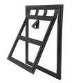Pet Screen Door Professional Bite Resistant Free Access Lockable Dog Screen Door Inside Door Flap for Pet Pigs Cat S 29x24x1.5cm.