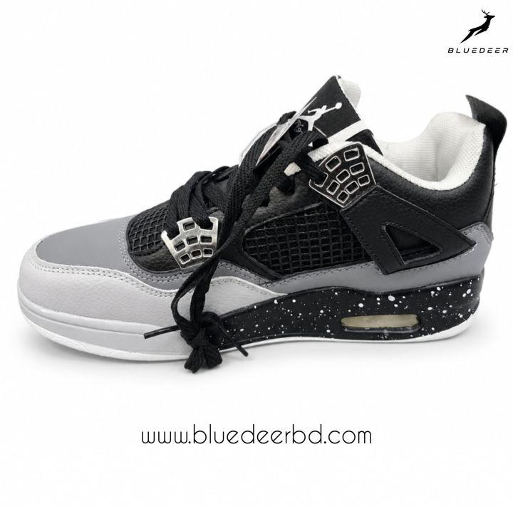Air%20Jordan%204%20Retro%20Style%20Men's%20Sneakers%20-%20Black%20&%20Grey%20Premium%20High-Top%20Sports%20-%20Image%204