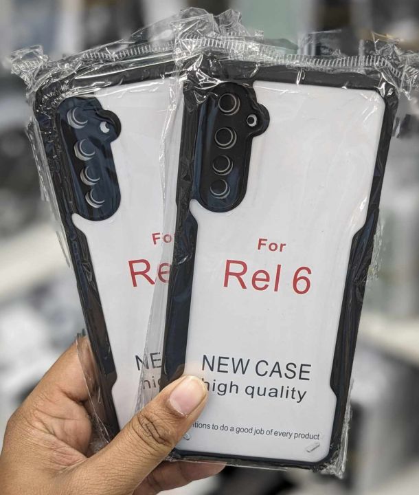 Xundd Case For Realme 6 Case Shockproof Transparent Bumper Back Phone Cover