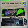 Ldkai 832 USB Gaming Keyboard with LED and Mouse (Black): Game in Style with User-Friendly Maintenance. 
