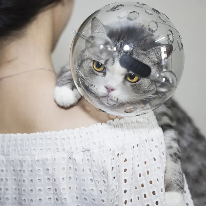 GC%20Pet%20Transparent%20Head%20Protective%20Space%20Ball%20Breathable%20Anti-bite%20Anti-Licking%20Cute%20Cat%20Ear%20Design%20Recovery%20Helmet%20-%20Image%204
