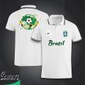 Brazil Short Sleeve Collar Polo Football Jersey For Men - Half Sleeve Collar Polo Brazil t shirt - Brazil Fan Jersey. 