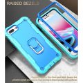 (COD Available)PC + Rubber 3-layers Shockproof Protective Case with Rotating Holder For iPhone 8 Plus / 7 Plus.