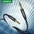 UGREEN 3 Meter 3.5mm Nylon Bradied Audio Cable Compatible for iPhone iPad or Cell Phone Tablets Media Players. 