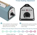 PFS-200 Hand-Operated Impulse Sealers Hand-Pressure Sealing Machine Manual Plastic Bag Heat Closer Sealing Length 200mm 40 (Times/min) (PFS-200). 