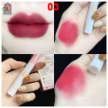 8 Pcs/set of Cigarete tube lip glaze set matte white lipstick student gift Lipstick set- 8 color/set Box. 