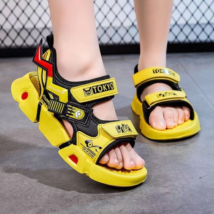 Boys%20sandals%202024%20new%20summer%20medium%20and%20large%20children%20soft%20bottom%20non-slip%20little%20boy%20beach%20shoes%20trendy%20student%20children%20shoes%20-%20Image%202